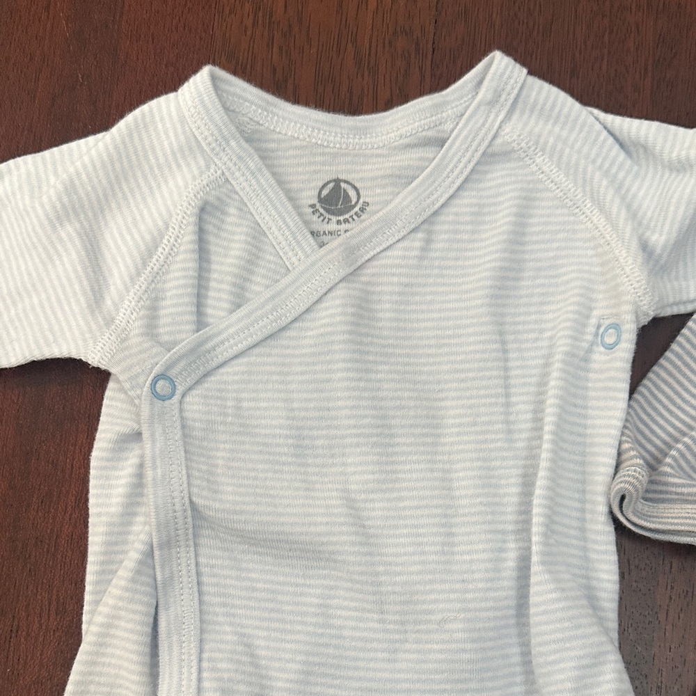 Striped Baby One Piece Set - Picture 2 of 4